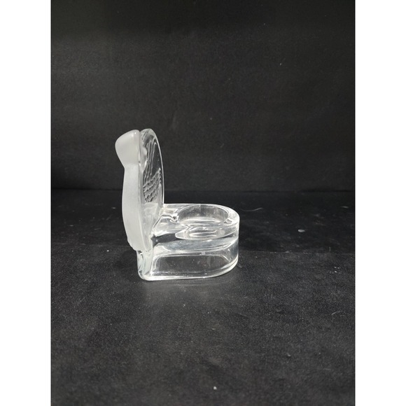 Partylite Orca‎ Whale Tea Light Candle Holder, Frosted Glass Votive, Home Decor - Picture 4 of 8